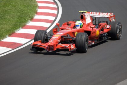 Felipe Massa a bordo da Ferrari F-2008 durante o GP do Canadá daquele ano