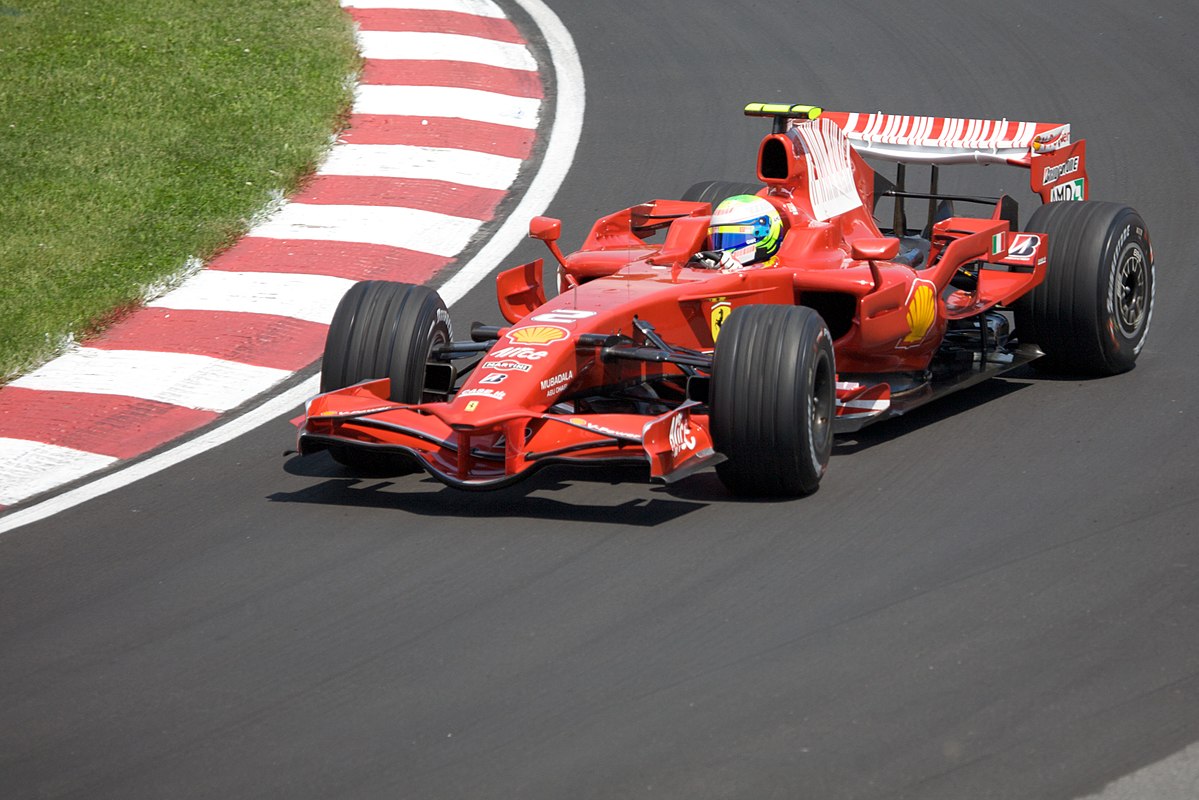 Felipe Massa a bordo da Ferrari F-2008 durante o GP do Canadá daquele ano