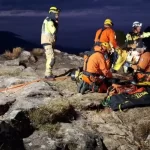 Equipe de resgate no Cânio Fortaleza (RS) | foto: CRBM / Divulgação