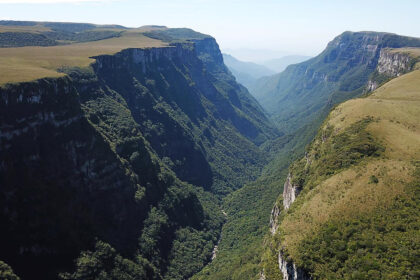 Cânio Fortaleza no Parque Nacional da Serra Geral, em Cambará do Sul (RS)