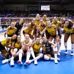 Time brasileiro de vôlei feminino na Liga das Nações | foto: © Divulgação/FIVB/Direitos Reservados
